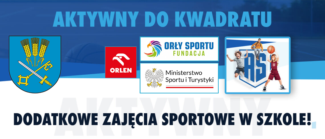 Baner informujący o&nbsp;dofinansowaniu dla szk&oacute;ł