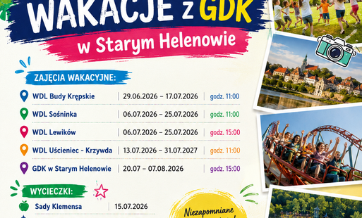 WAKACJE Z GDK 2026!   