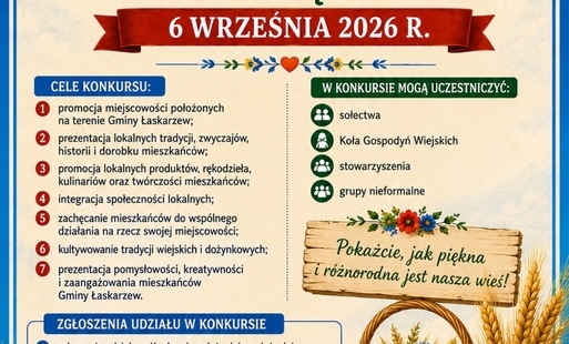 KONKURS „NAJCIEKAWSZE STOISKO PROMUJĄCE WIEŚ”